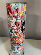 Load image into Gallery viewer, I Love The 90’s 20oz Tumbler, Hot or Cold Liquids, Stainless Steel Cup, Travel Cup, 90’s Icons Full Wrap, 1990 Characters