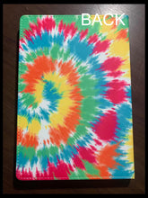 Load image into Gallery viewer, Tie Dye Style Hardcover Journal, Matte Faux Leather Notebook, Lined Journal, Journal Gift,  A5 Notebook, Prayer Journal
