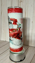 Load image into Gallery viewer, Christmas Gnome Red Truck 20oz Tumbler, Hot or Cold Liquids, Stainless Steel Cup, Travel Cup, Gnomes, Antique Red Truck
